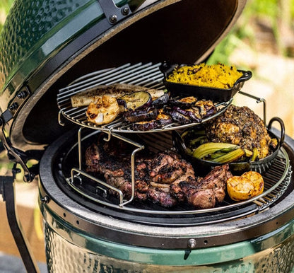 Big Green Egg Large Ceramic Charcoal Grill with ConvEGGtor