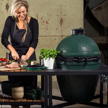 Big Green Egg Large Ceramic Charcoal Grill with ConvEGGtor
