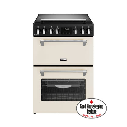 Stoves Richmond Deluxe 60DF Freestanding Dual Fuel Cooker Cream