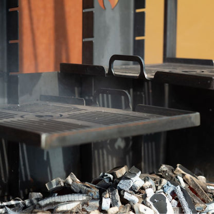 Firepits Asado Doble Charcoal BBQ Grill