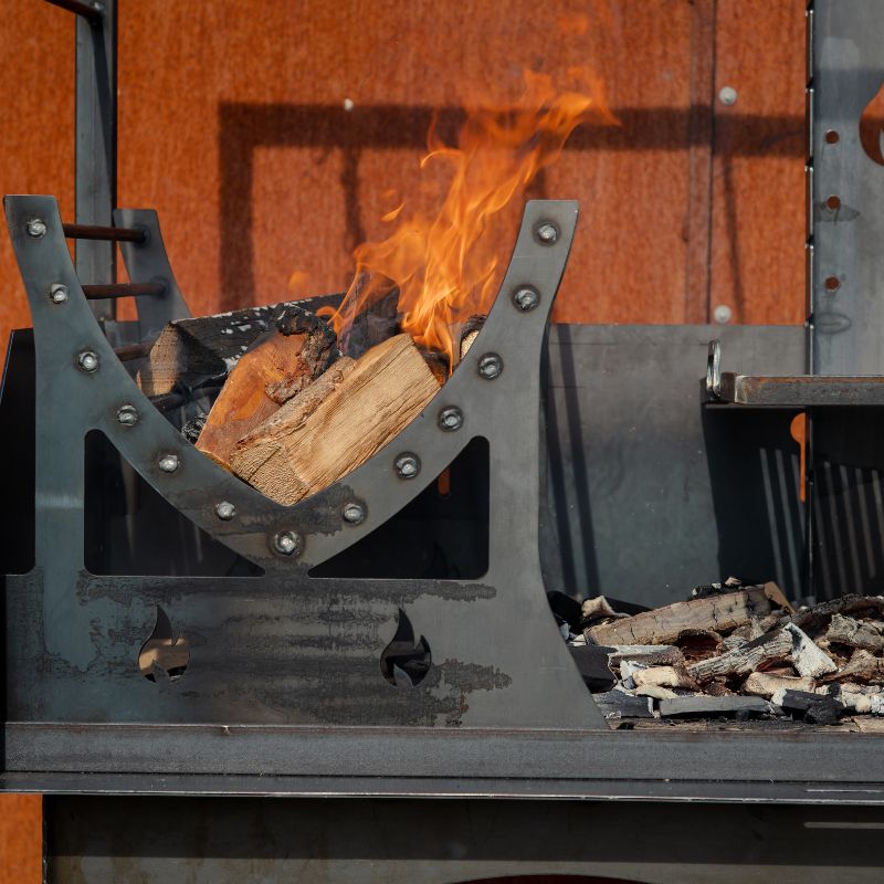 Firepits Asado Doble Charcoal BBQ Grill