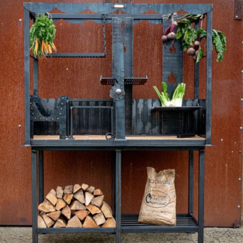 Firepits Asado Doble Charcoal BBQ Grill