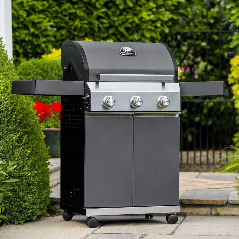 Grillstream Classic 3 Burner Hybrid Gas and Charcoal BBQ Grill