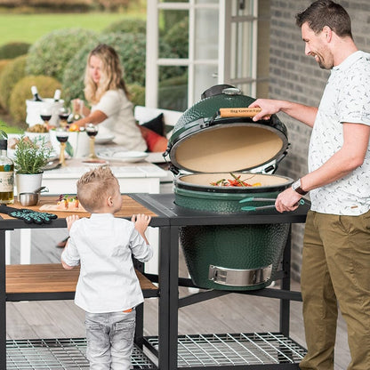 Big Green Egg Large Ceramic Charcoal Grill with ConvEGGtor